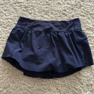 Lululemon discontinued navy mini skirt size 4